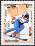 Cambodia - 1984 - Deportes - 0,80 R - Multicolor - Sport, Slalom Ski - Scott 464 - Slalom Ski Sarajevo 84 - 0